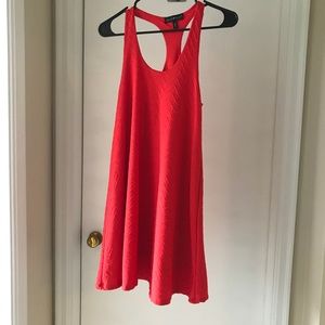 Red/orange Chevron Razorback dress
